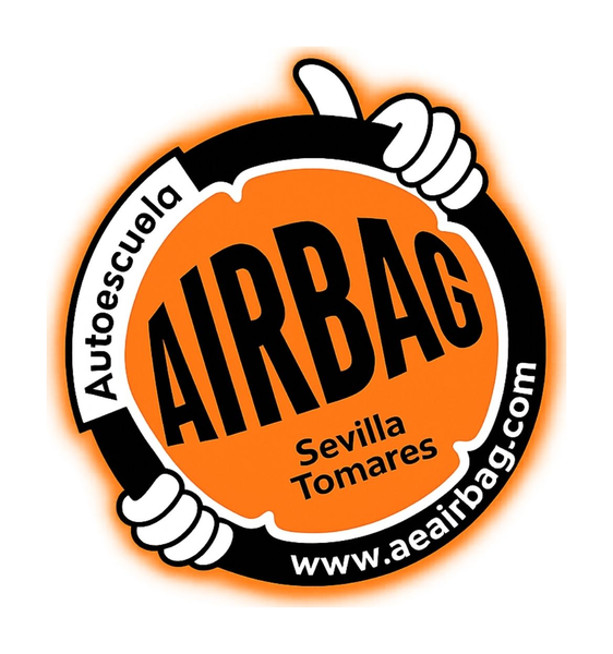 Logo de AIRBAG Autoescuela, autoescuela de coche y moto en tomares en Tomares