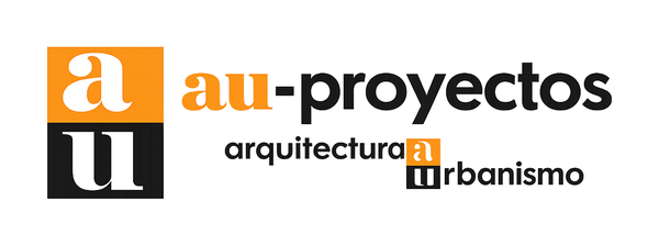 Logo de AU Proyectos, estudio de arquitectura y urbanismo en Olivares