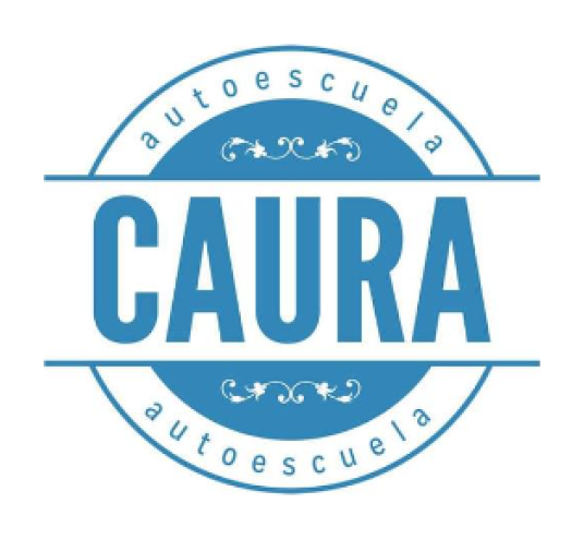 Logo de Autoescuela Caura, autoescuela con clases teóricas diarias y cursos de recuperación de puntos en Coria del Río