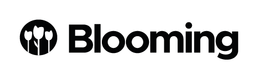 Logo de Blooming, estudio de diseño y consultoría de marca en Mairena del Aljarafe