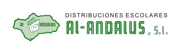Logo de Distribuciones Escolares Al-Andalus, material escolar, de oficina y tecnología educativa en Mairena del Aljarafe