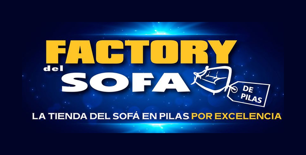Logo de Factory del Sofá, fábrica y tienda de sofás en Pilas