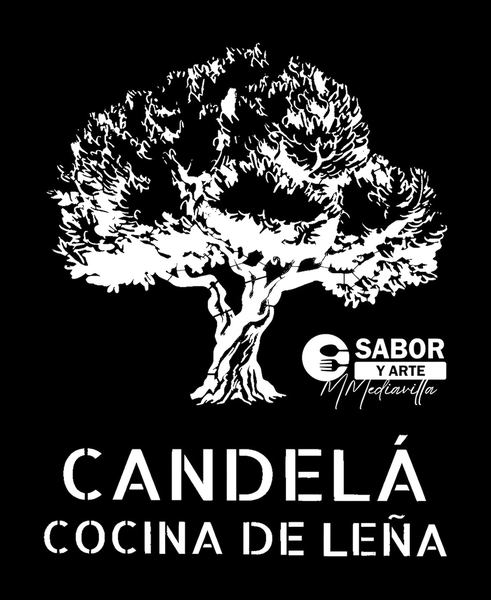 Logo de La Candelá, restaurante de cocina de leña y brasas en Camas