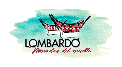 Logo de Lombardo Nómadas del Mueble, tienda de muebles de madera y decoración en Tomares