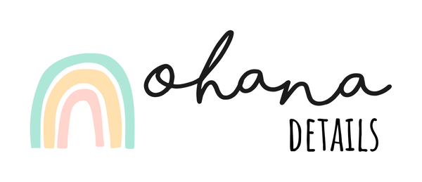 Logo de Ohana Details, regalos personalizados para bebés y familia en Mairena del Aljarafe