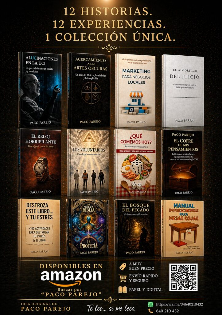 12 libros de Paco Parejo disponibles en Amazon