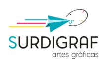 Logo de Surdigraf, imprenta: gran formato, packaging y merchandising en Bollullos de la Mitación